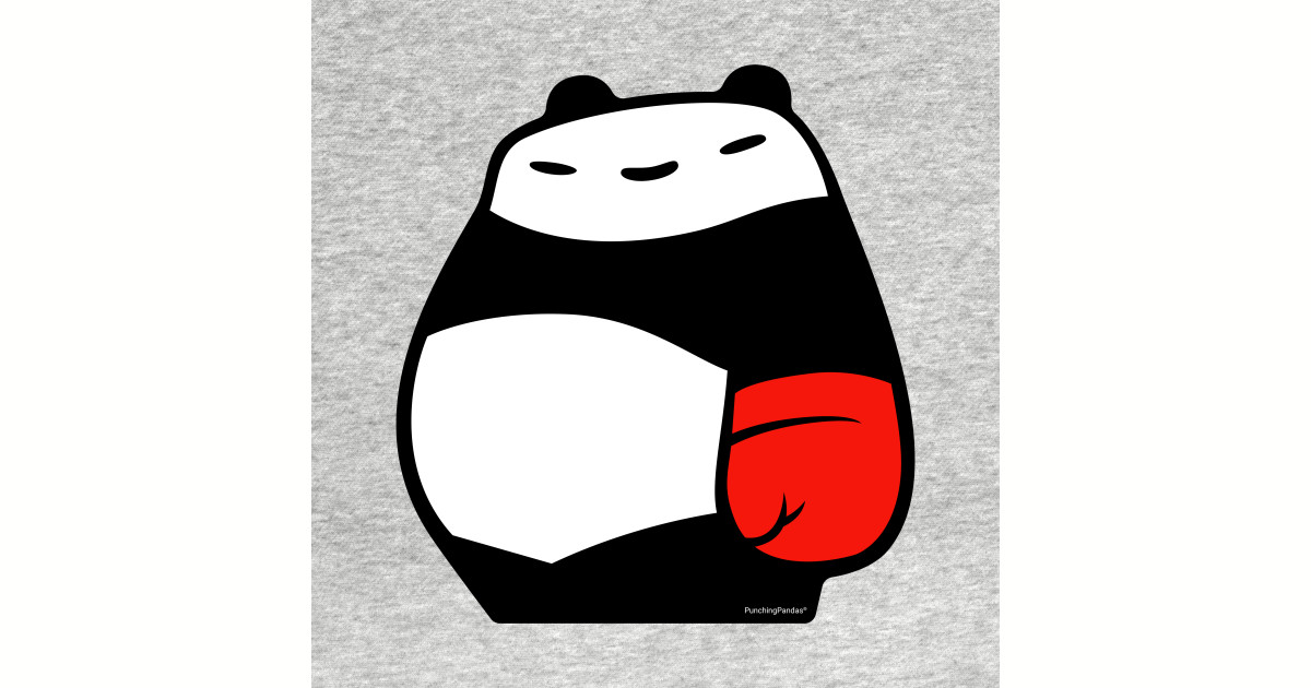 Punching Pandas Logo, First Edition Panda TShirt TeePublic
